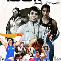 Photo of Indian Women Wrestlers 